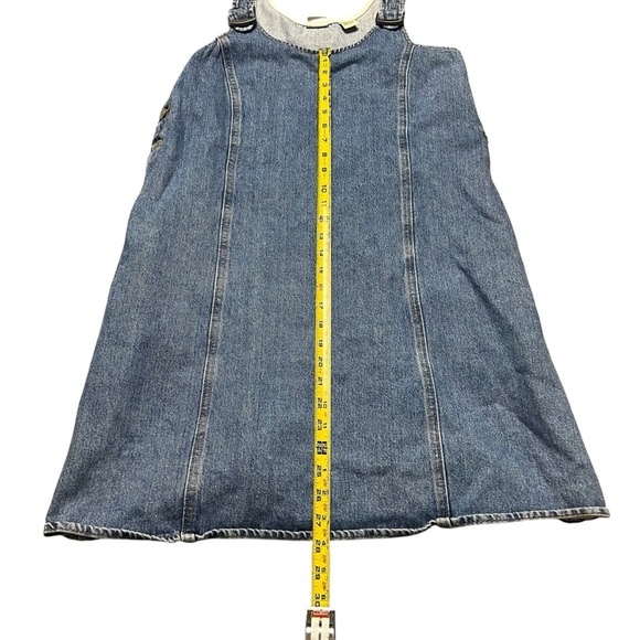 Levi's Aly Denim Jumper Jean Dress Medium Wash Size Large - Picture 7 of 7